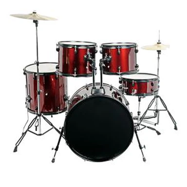 5 Piece Complete Drum Set