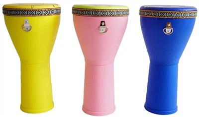 2023 New Cartoon Solid Color Children's African Tambourine